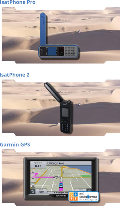 IsatPhone Pro IsatPhone 2 Garmin GPS